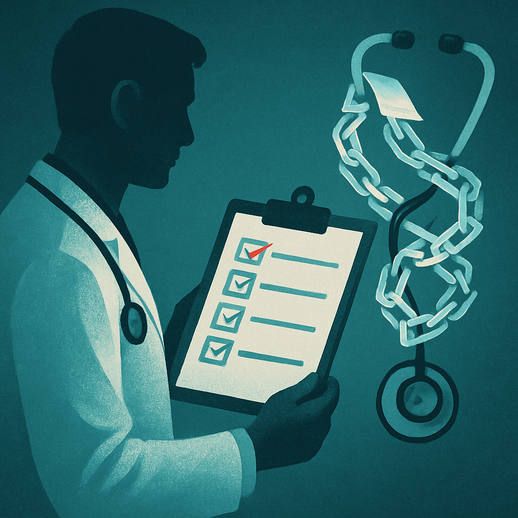 Illustration for the AMA prior authorization survey