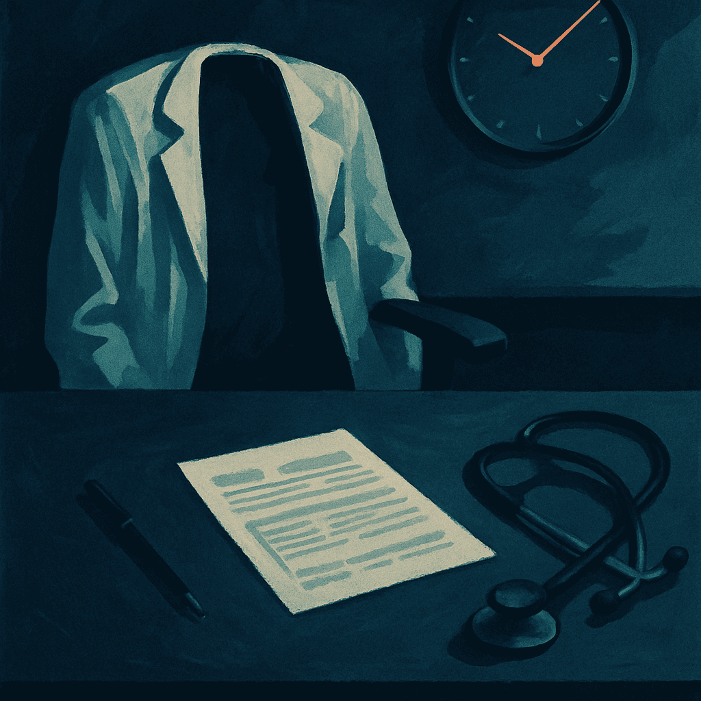 Illustration for the Dr. Nick van Terheyden story